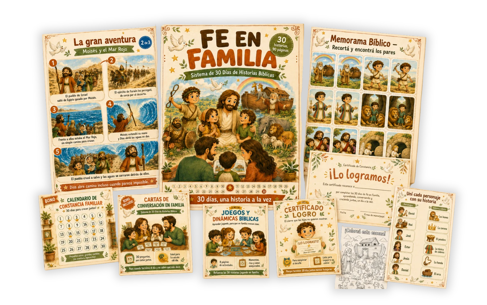 Fe en Familia — historias ilustradas y bonos